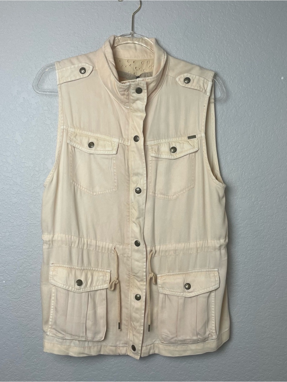 Bnwt! Max Jeans Light Link Utility Vest with Front Pockets Size L